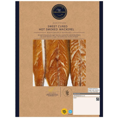 M&S Sweet Cured Hot Smoked Mackerel