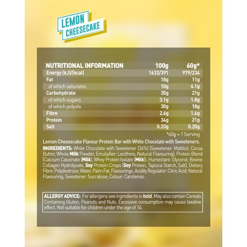 Grenade Protein Bar Lemon Cheesecake thumbnail 8