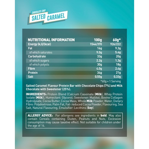 Grenade Chocolate Chip Salted Caramel Protein Bar thumbnail 5