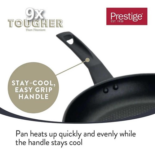 Prestige 9 x Tougher Aluminium Non Stick All Hob Frying Pan 21cm thumbnail 4