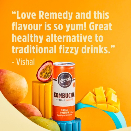 Remedy Kombucha Mango Passion Multipack thumbnail 5