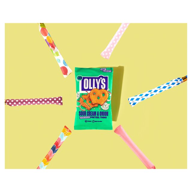 Olly's Pretzel Thins - Sour Cream & Onion thumbnail 2