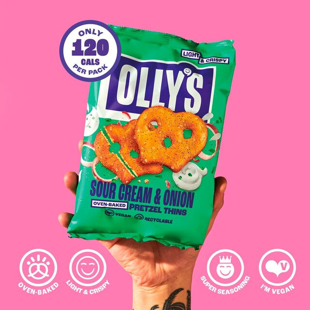 Olly's Pretzel Thins - Sour Cream & Onion thumbnail 7