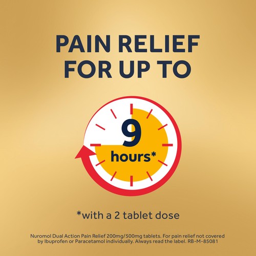 Nuromol Dual Action Pain Relief Ibuprofen & Paracetamol thumbnail 4