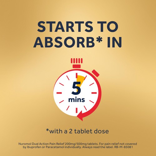 Nuromol Dual Action Pain Relief Ibuprofen & Paracetamol thumbnail 7