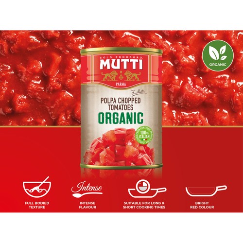 Mutti Organic Chopped Italian Tomatoes  thumbnail 3