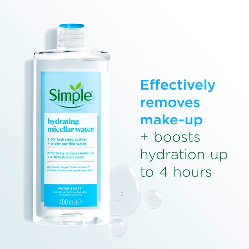 Simple Water Boost Micellar Cleansing Water thumbnail 4