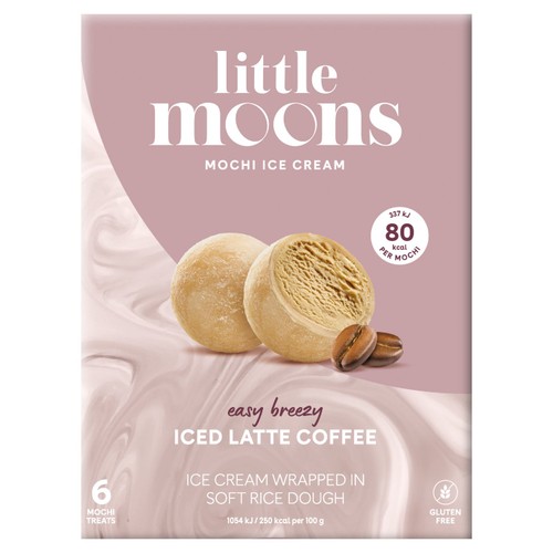 Little Moons Iced Latte Coffee Mochi Ice Cream  thumbnail 2