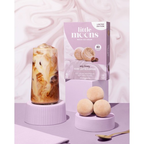 Little Moons Iced Latte Coffee Mochi Ice Cream  thumbnail 5