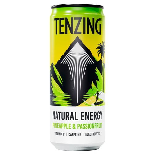 Tenzing Natural Energy Pineapple & Passionfruit 330ml