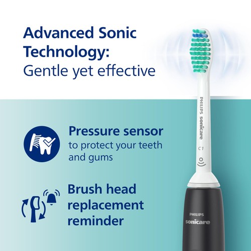 Philips Sonicare Series 3100 Black Electric Toothbrush thumbnail 5