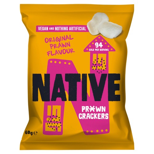 Native Vegan Prawn Crackers - Original Flavour Sharing Bag