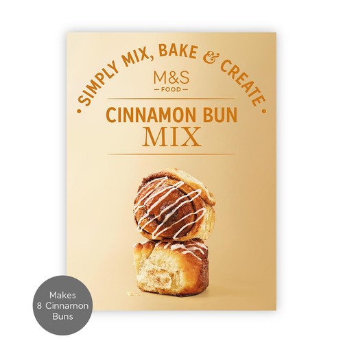 M&S Simply Bake Cinnamon Bun Kit