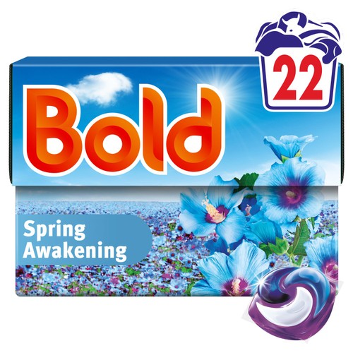 Bold 3in1 Pods Washing Capsules Spring Awakening 25 Washes