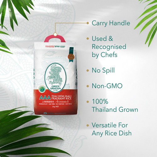 Green Dragon Thai Hom Mali Fragrant Jasmine Rice thumbnail 3