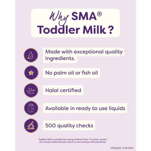 SMA 3 Toddler Baby Milk Ready to Drink Liquid Formula 1-3 Years 200ml thumbnail 5