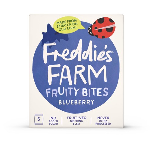 Freddie's Farm Fruity Bites Multipack Blueberry thumbnail 2