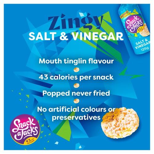 Snack a Jacks Salt & Vinegar Jumbo Rice Cakes thumbnail 5