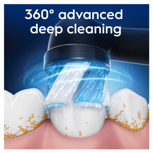 Oral-B iO Ultimate Clean Black Electric Toothbrush Heads Refills thumbnail 2