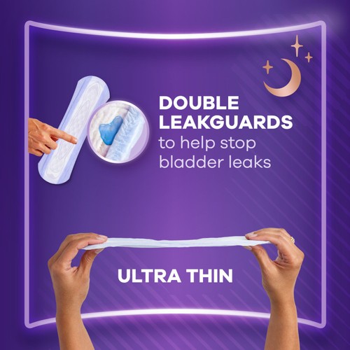 Always Discreet Incontinence Pads Ultimate Night thumbnail 4