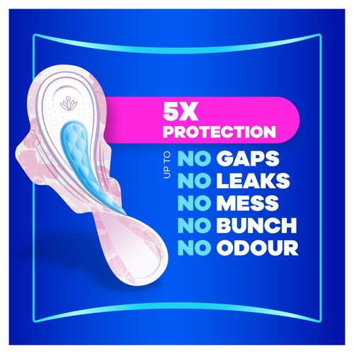 Always Platinum Day & Night (Size 3) Sanitary Towels With Wings thumbnail 4