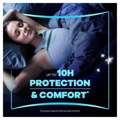 Always Platinum Secure Night Sanitary Towels Wings Size 4 thumbnail 2