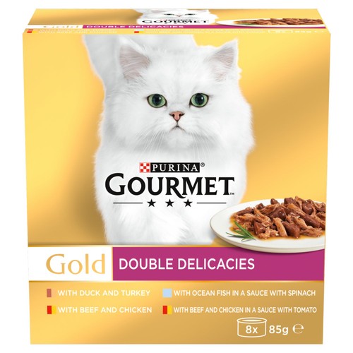 Gourmet Gold Double Delicacies Wet Cat Food
