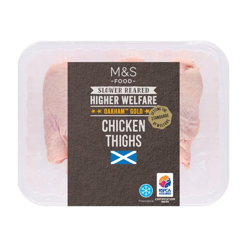 M&S Oakham Gold Chicken Thighs