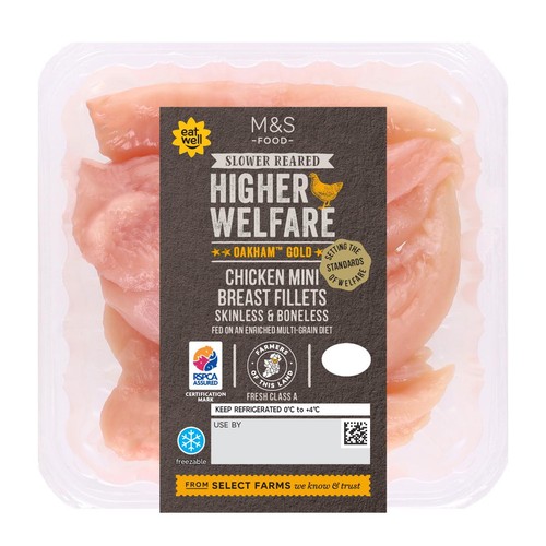 M&S Oakham Gold Mini Chicken Breast Fillets thumbnail 2