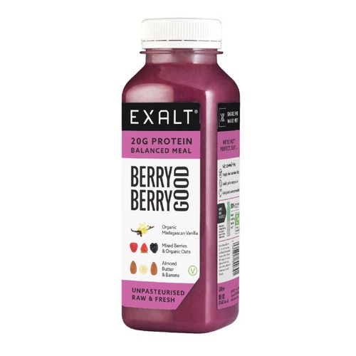 EXALT Berry Berry Good Fresh Vegan Protein Smoothie Berries & Vanilla  thumbnail 2
