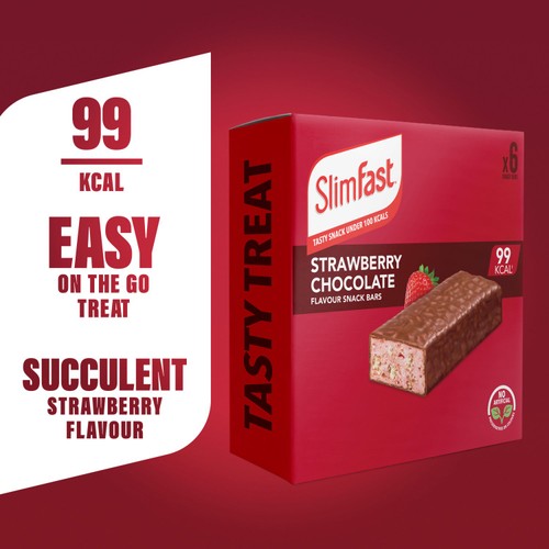 SlimFast Core Strawberry Choc Snack Bar thumbnail 6