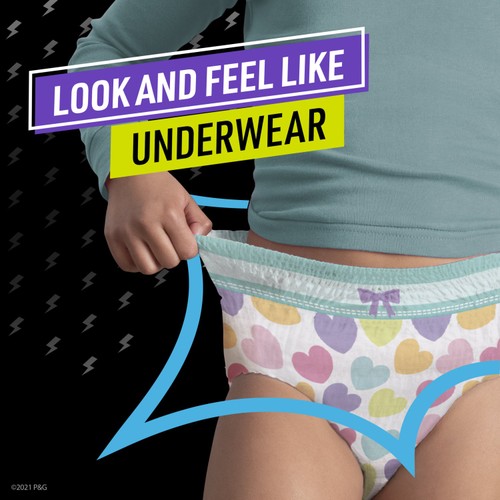 Pampers Ninjamas Pyjama Pants Girls, 9 Nappy Pants, 8-12 Years, 27-43kg  thumbnail 4