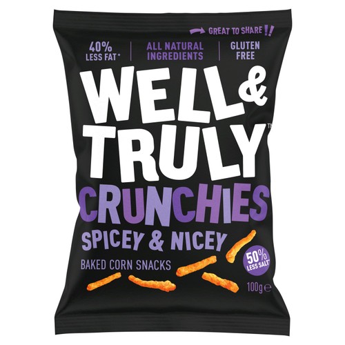 Well&Truly Crunchies Spicey & Nicey Share Bag