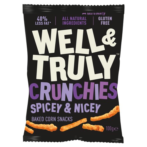 Well&Truly Crunchies Spicey & Nicey Share Bag thumbnail 2