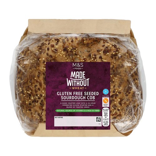 M&S Made Without Seeded Sourdough Cob thumbnail 2
