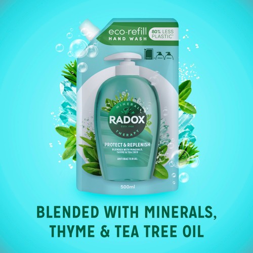Radox Pouch Protect & Replenish Liquid Hand Wash Pouch thumbnail 4