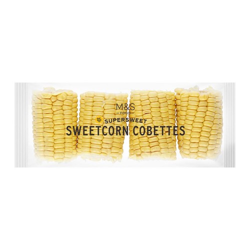 M&S 4 Sweetcorn Cobettes