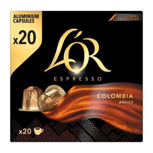 L'OR Colombia Coffee Pods x20 Intensity 8 thumbnail 4