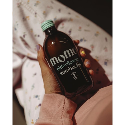 MOMO Kombucha Organic Elderflower thumbnail 3
