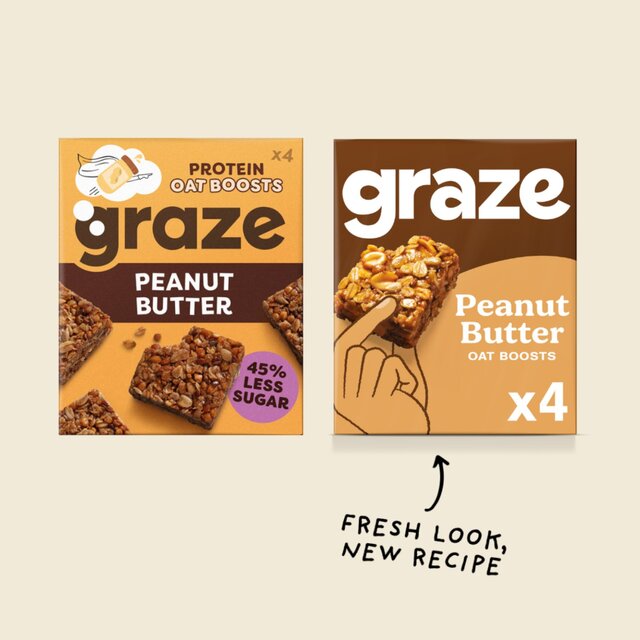 Graze Peanut Butter Oat Boosts Flapjack Snack thumbnail 4