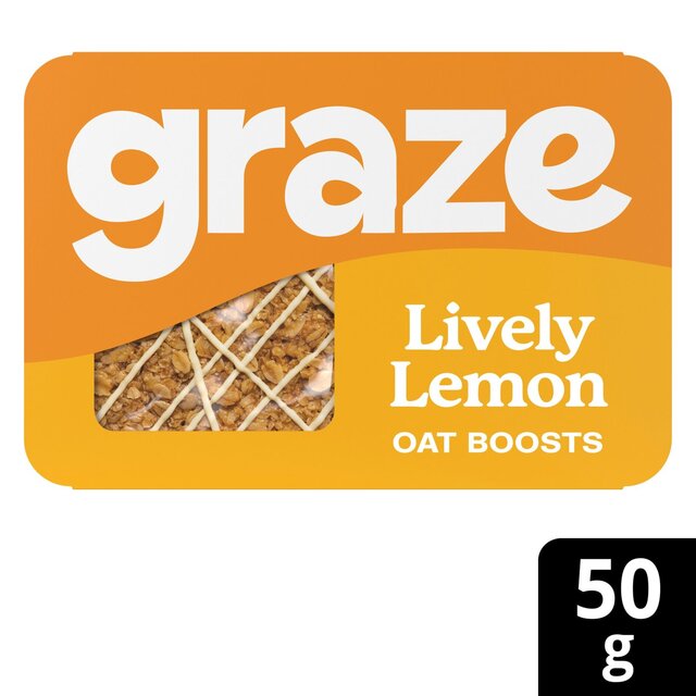 Graze Lively Lemon Oat Boosts Flapjack Snack thumbnail 9