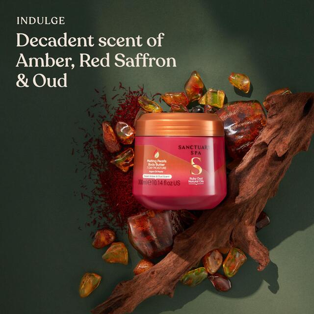 Sanctuary Spa Ruby Oud Natural Oils Melting Pearls Body Butter thumbnail 3
