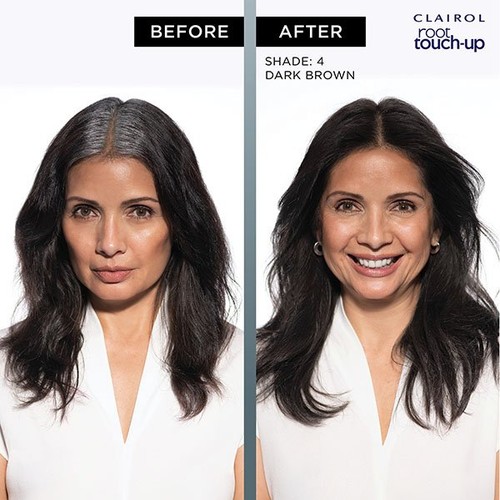 Clairol Root Touch-Up Permanent Hair Dye 4 Dark Brown, Full Coverage thumbnail 7