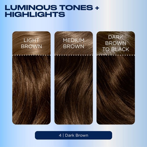 Clairol Nice'n Easy Hair Dye, 4 Dark Brown thumbnail 3