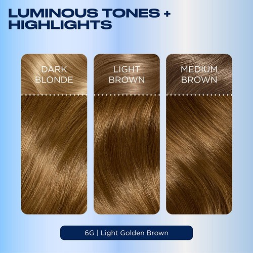 Clairol Nice'n Easy Hair Dye, 6G Light Golden Brown thumbnail 3