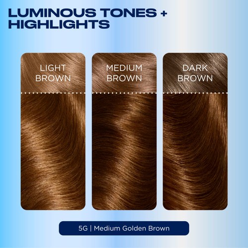 Clairol Nice'n Easy Hair Dye, 5G Medium Golden Brown thumbnail 3
