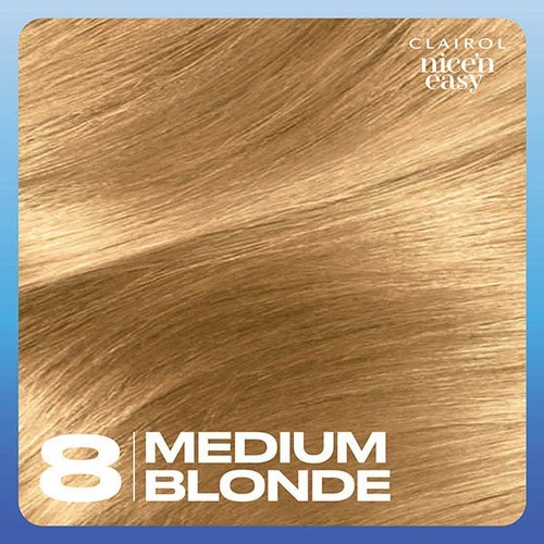 Clairol Nice'n Easy Hair Dye, 8 Medium Blonde thumbnail 9