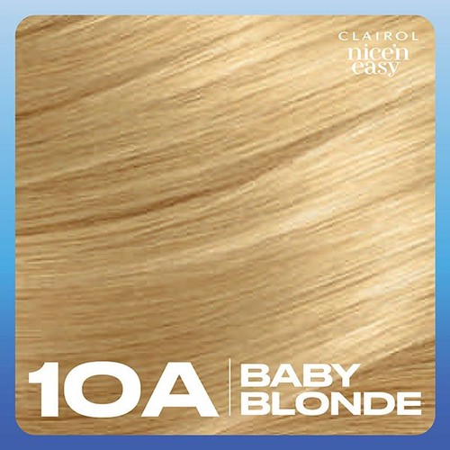 Clairol Nice'n Easy Hair Dye, 10A Baby Blonde thumbnail 5