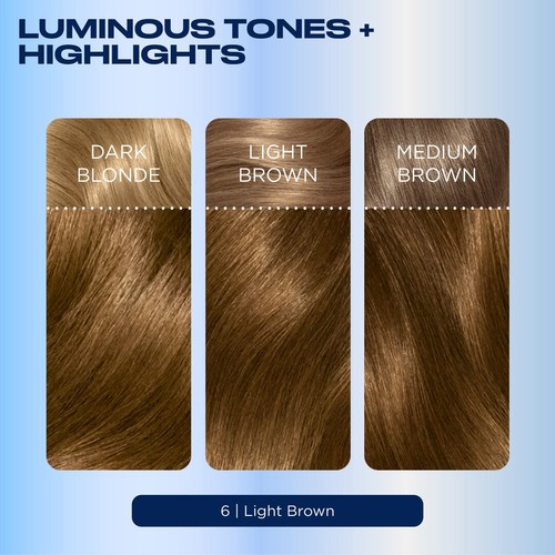 Clairol Nice'n Easy Hair Dye, 6 Light Brown thumbnail 3