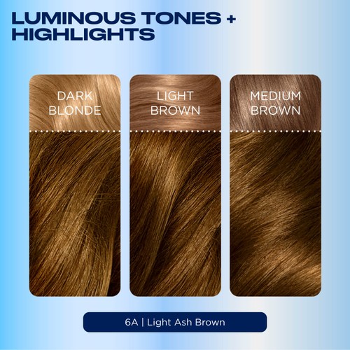 Clairol Nice'n Easy Hair Dye, 6A Light Ash Brown thumbnail 3